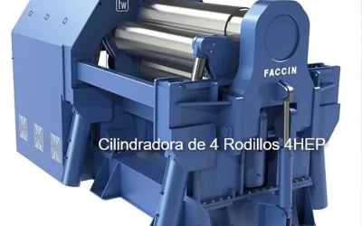 Nueva maquinaria. Cilindradora de 4 rodillos